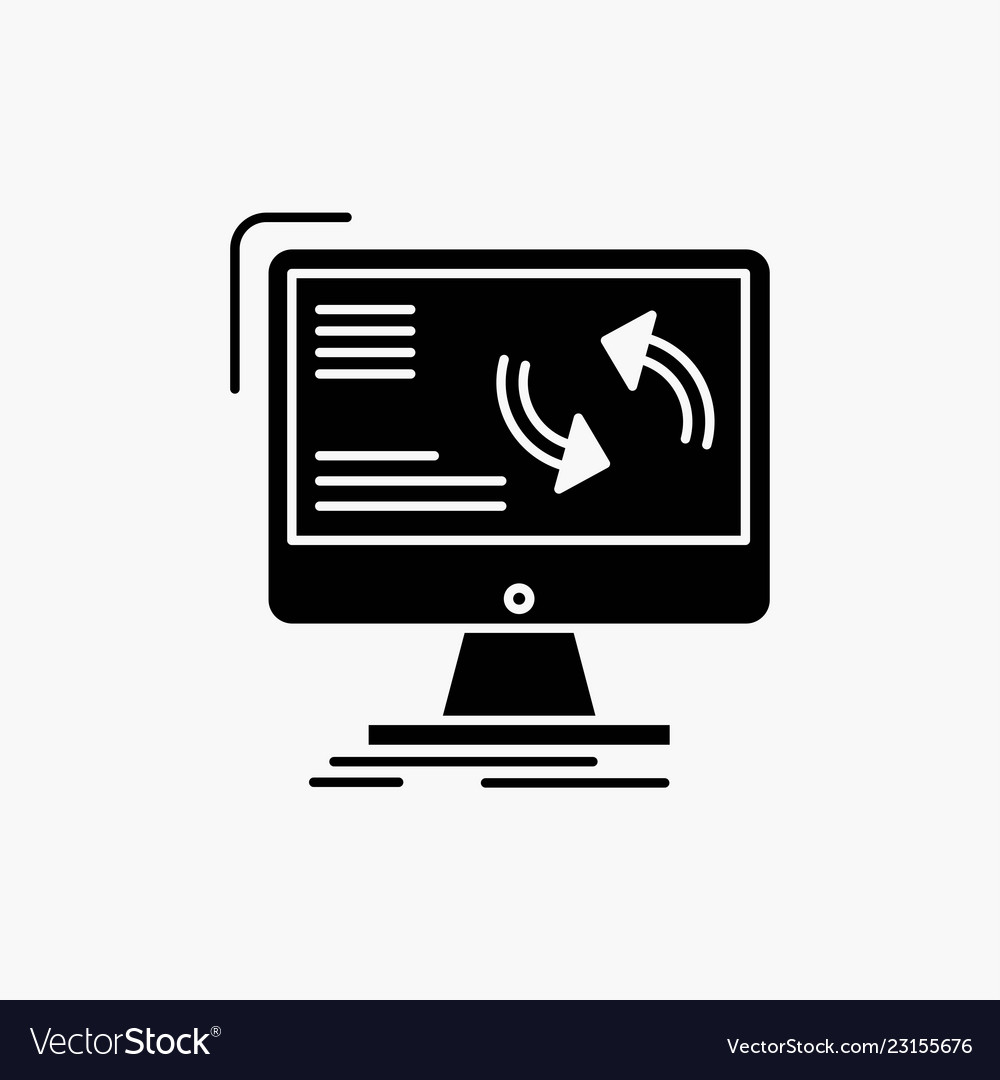 Synchronization sync information data computer vector image Synchronization sync information data computer