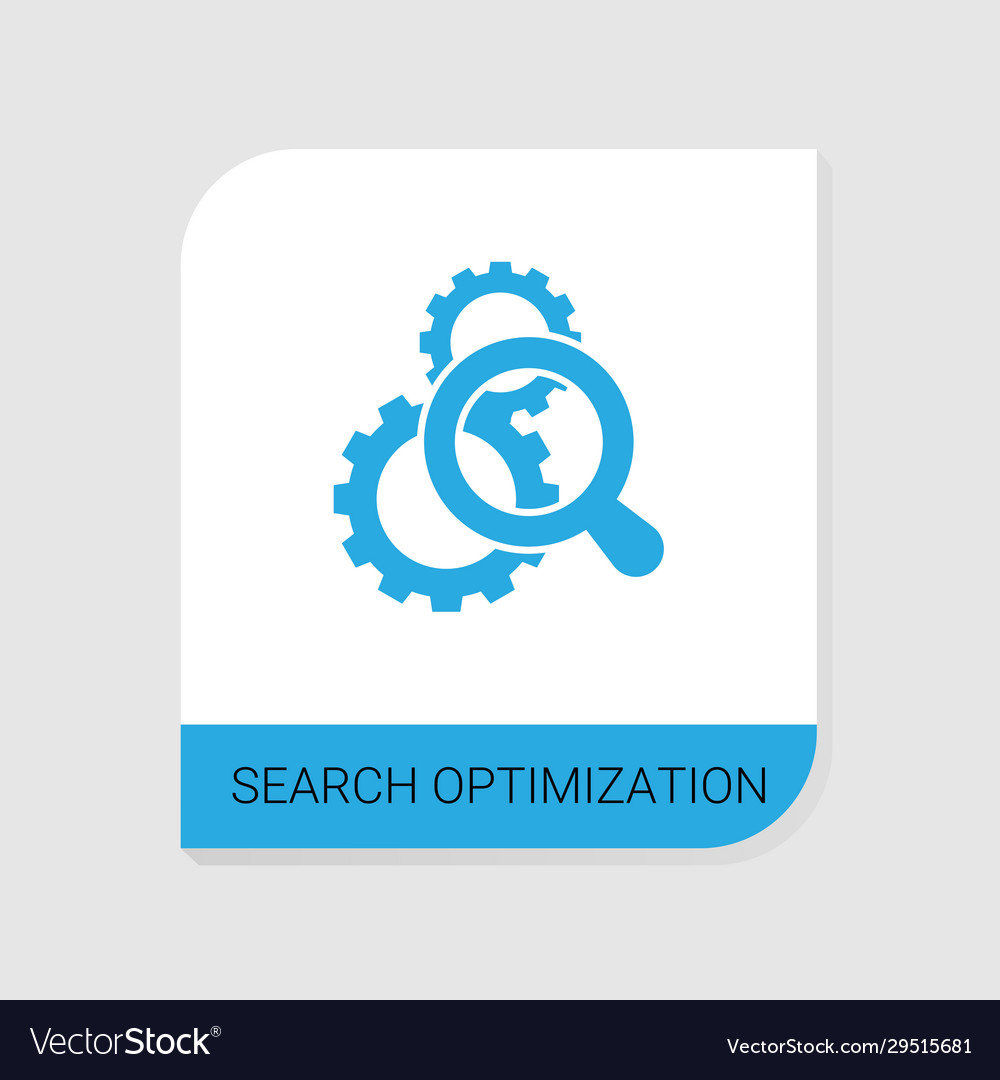 Editable filled search optimization icon from vector image Editable filled search optimization icon from