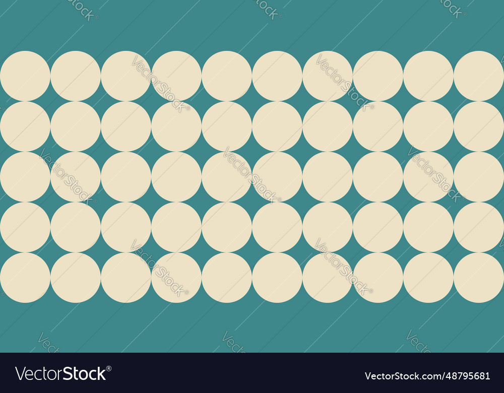 Geometric seamless pattern with dots or circles