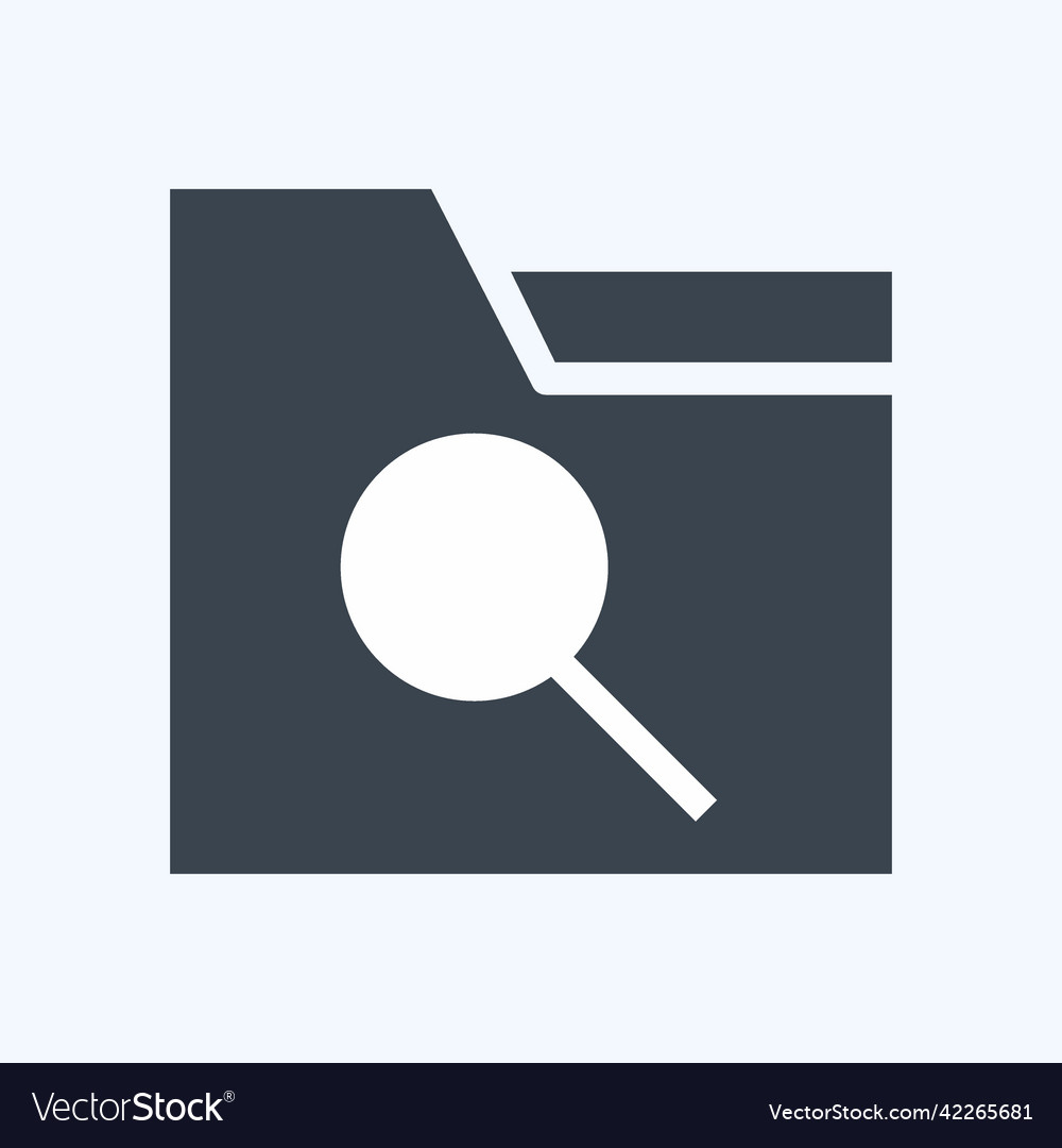 Icon search folder suitable for user interface