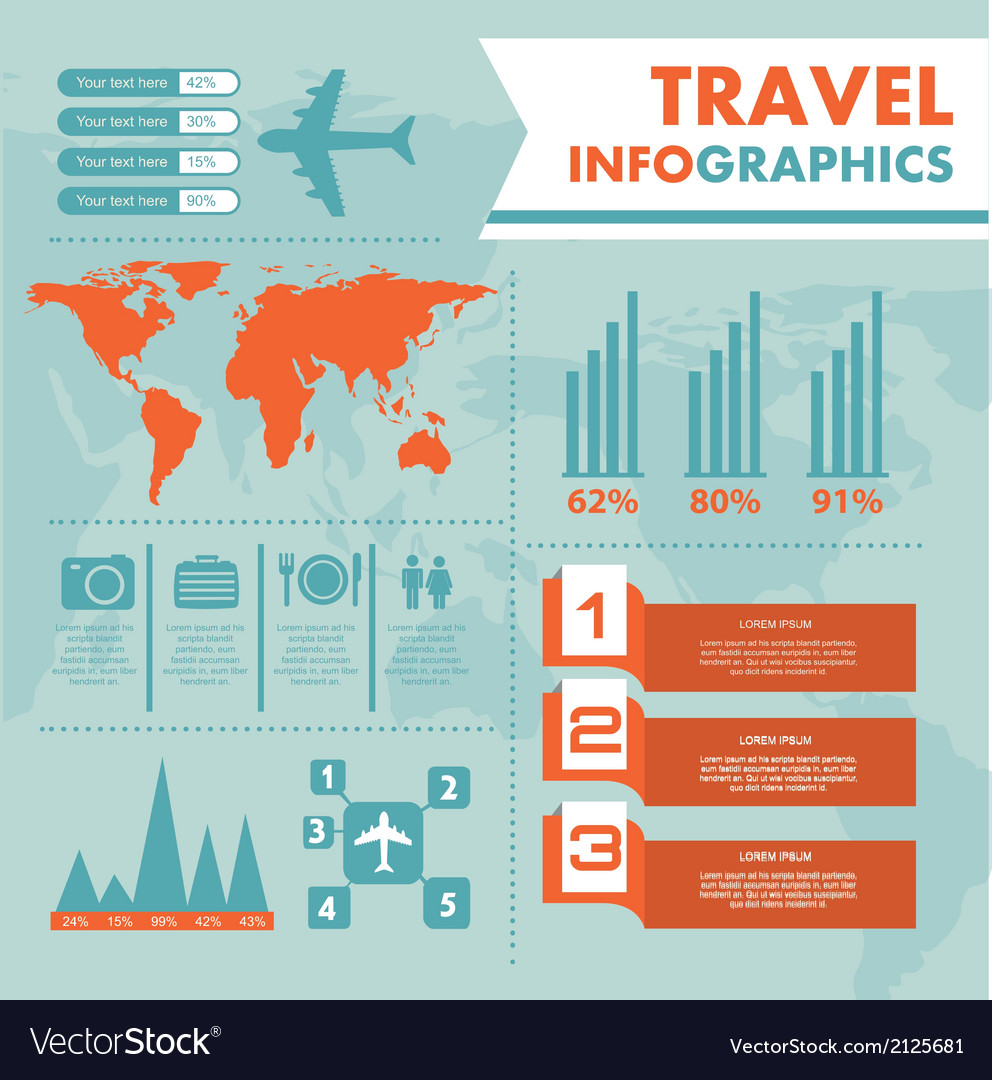 Infographics set with different elements