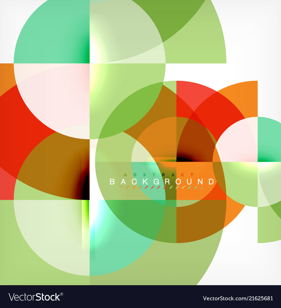 Minimal circle abstract background design