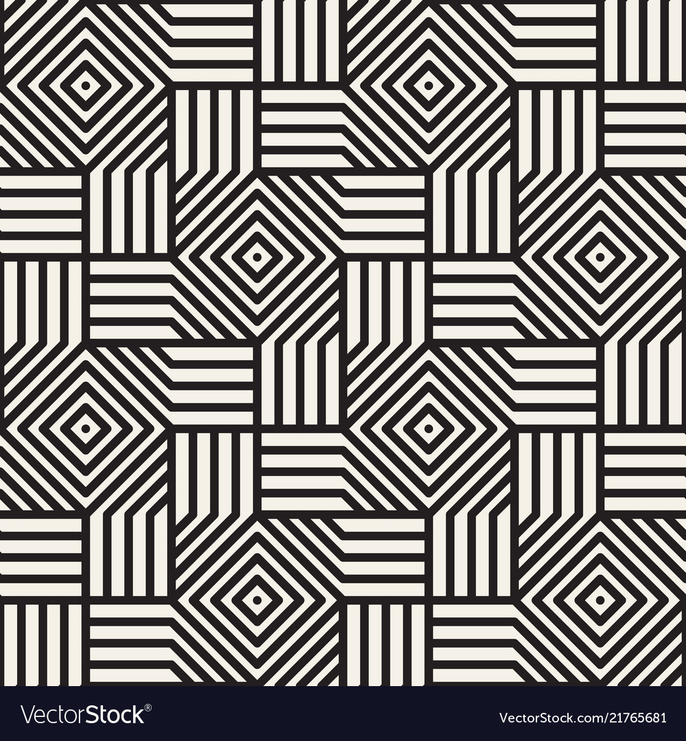 Modern Geometric Striped Pattern
