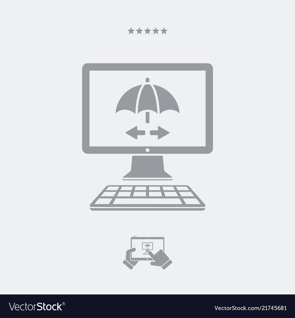 Network security system - web icon