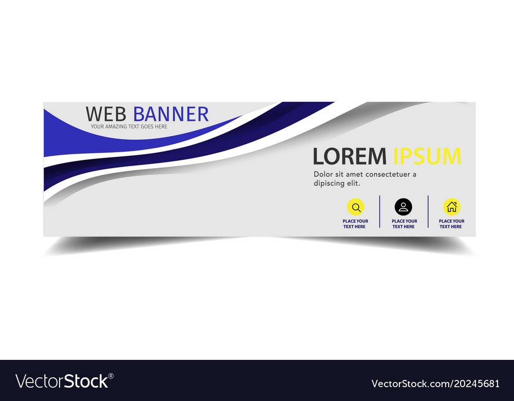 Web banner abstract design background