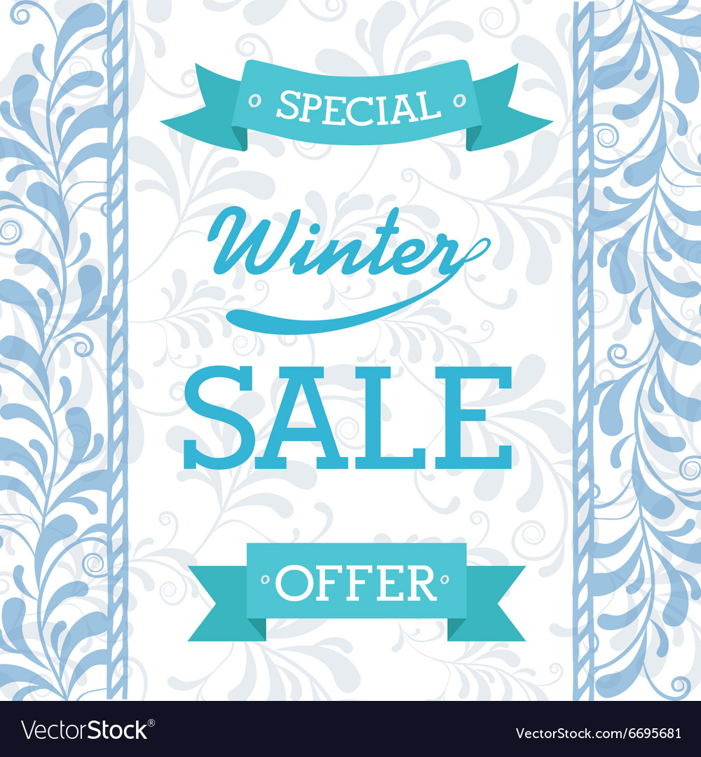 Winter sale design