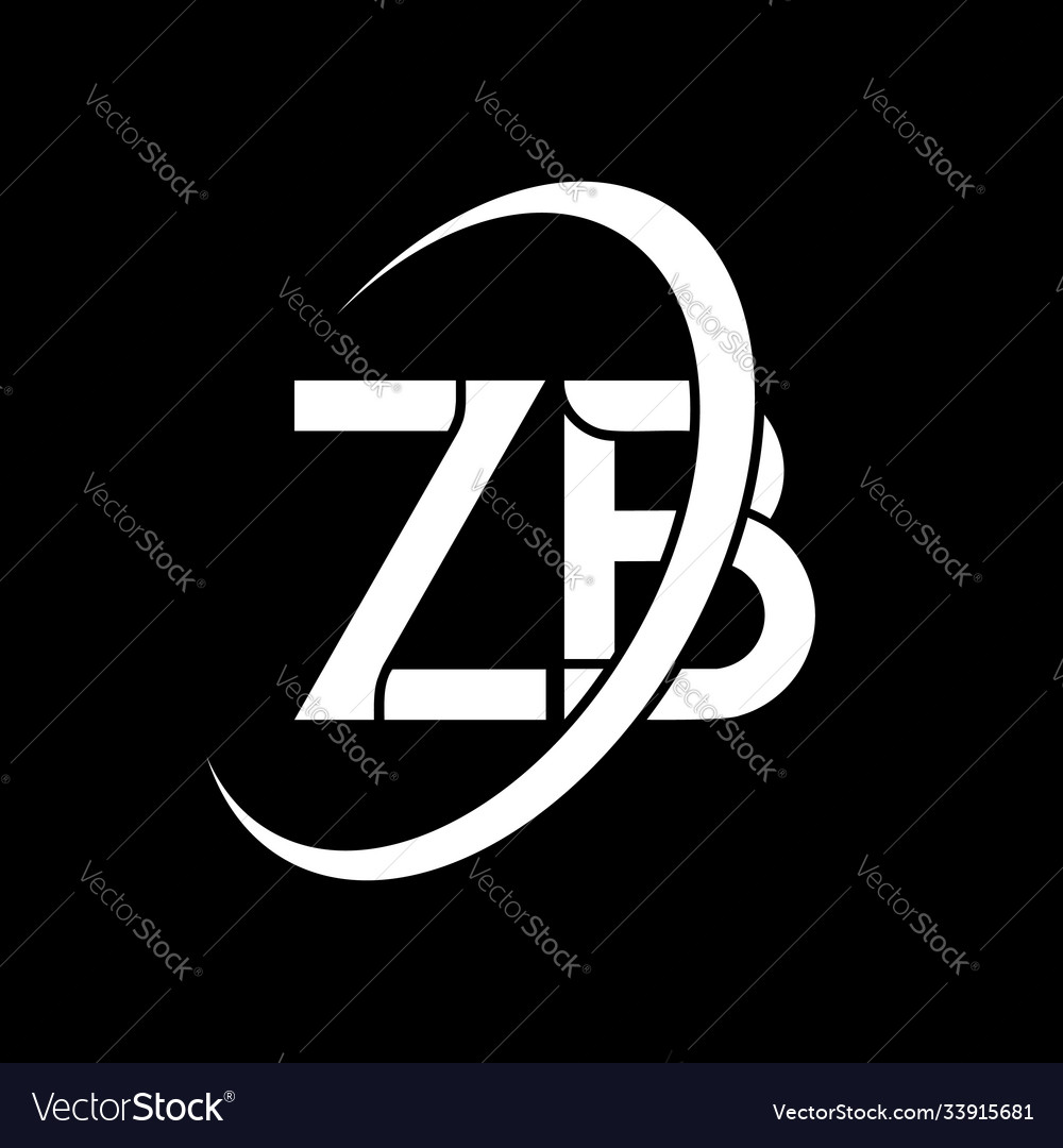 Zb logo z b design white letter zbz