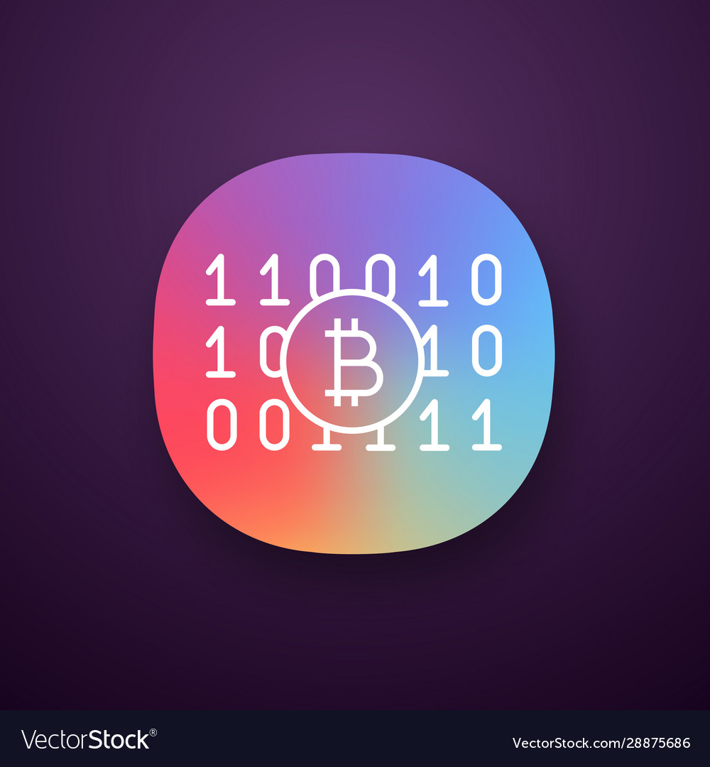 Binary code app icon