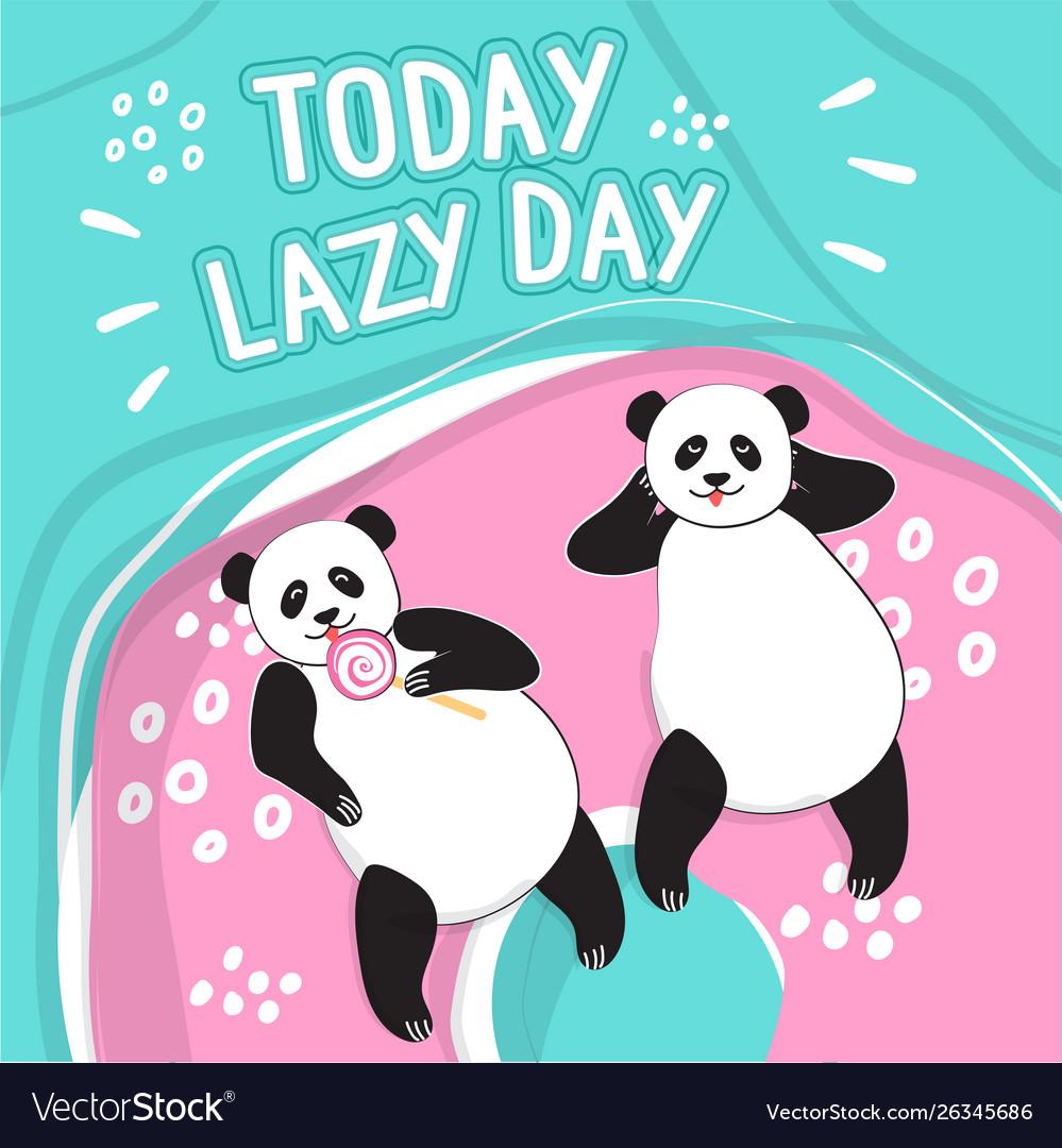 Cute panda print sticker or t-shirt