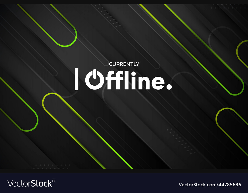 Modern twitch banner template design