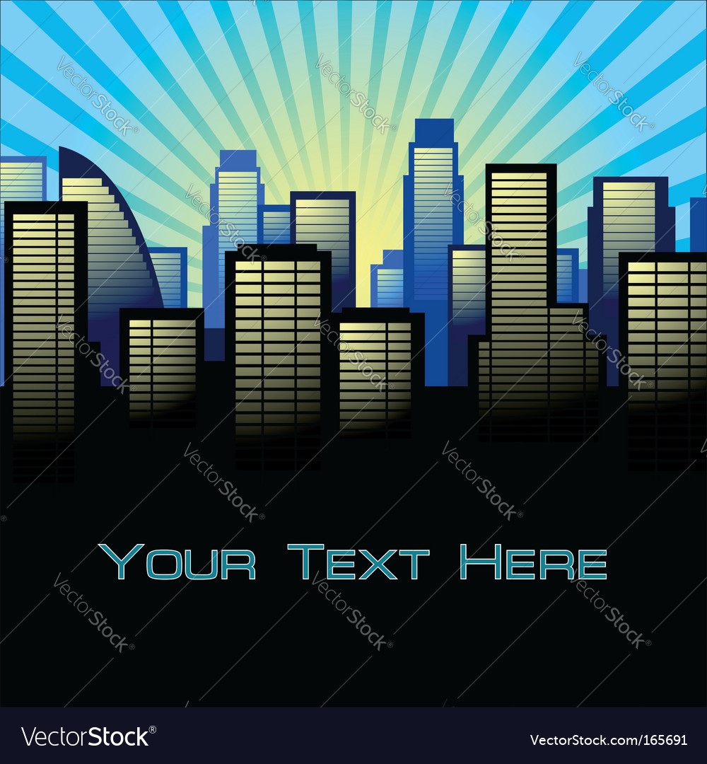 Abstract city background