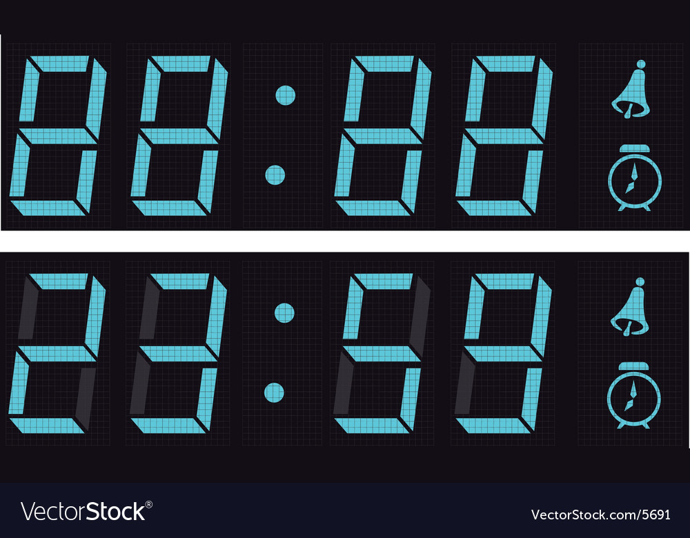 Display a digital clock