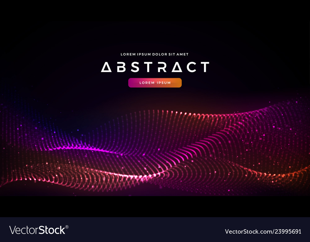 Dynamic abstract liquid flow particles background