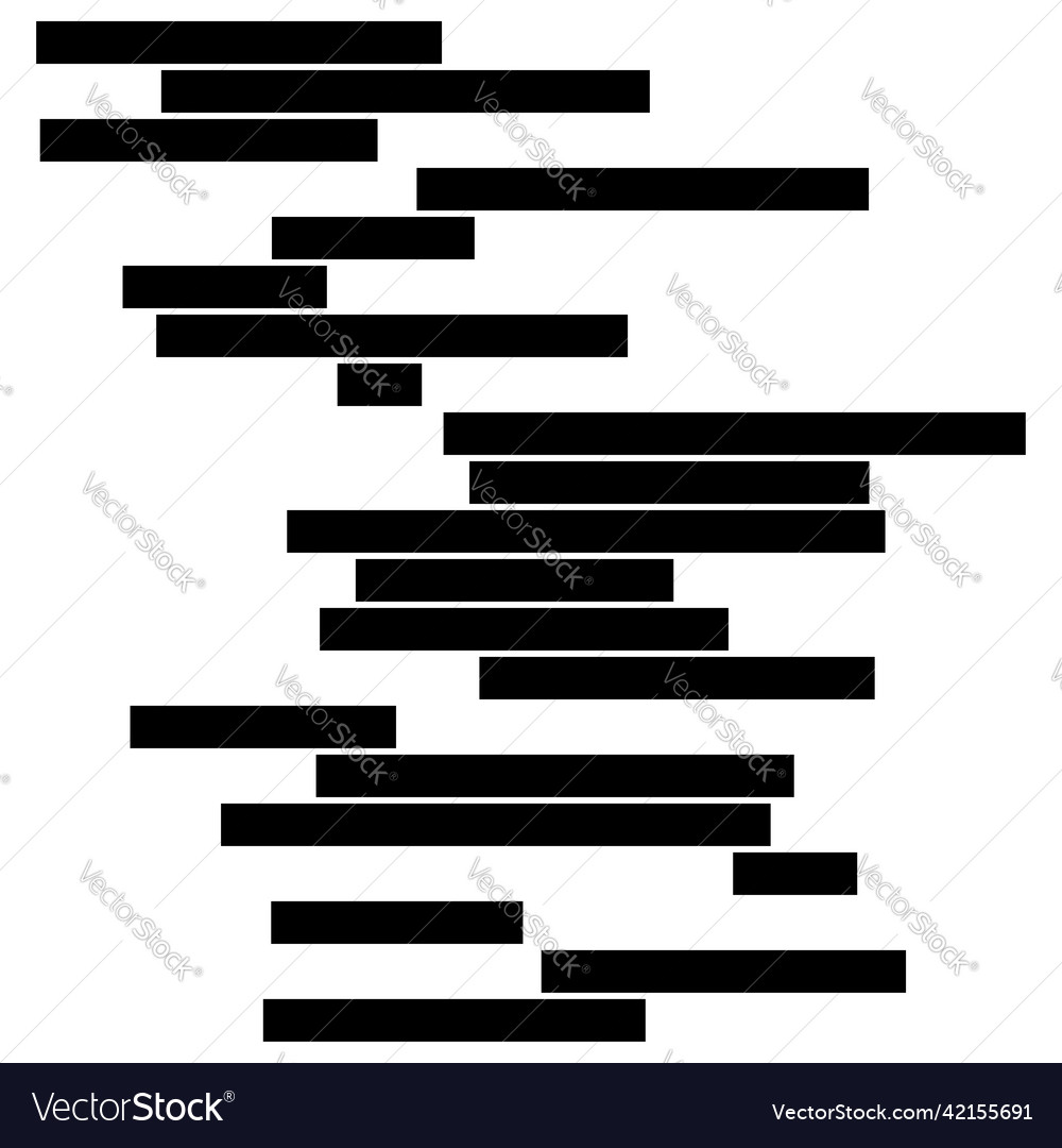 Random lines stripes element Vector Image Random lines stripes element