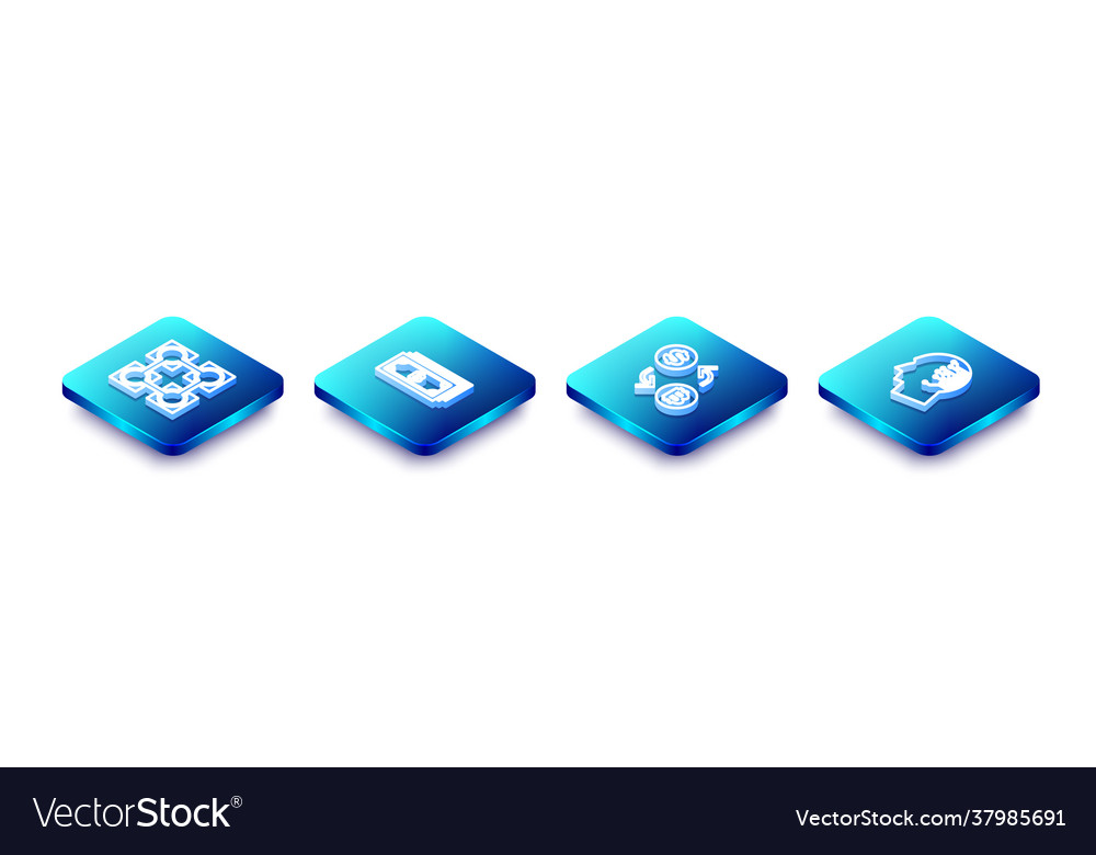 Set isometric line blockchain technology
