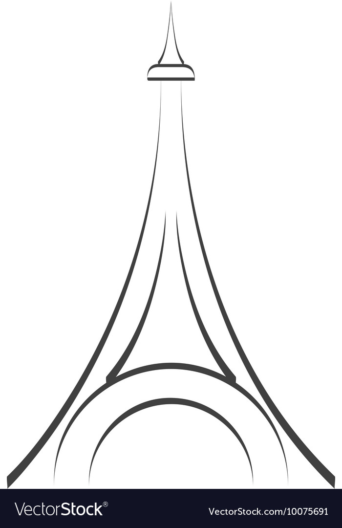 Tower eiffel structure icon