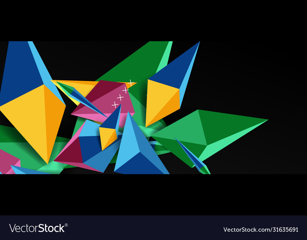 Trendy simple triangle abstract background