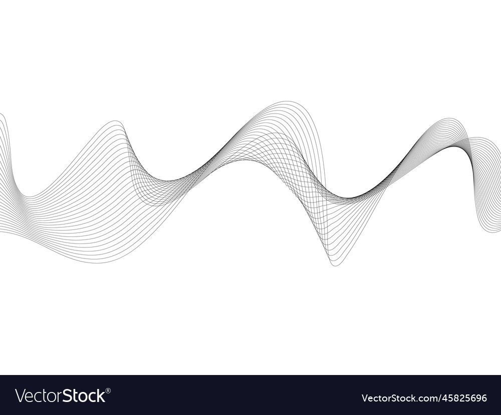 Abstract wave element for design digital vector image Abstract wave element for design digital