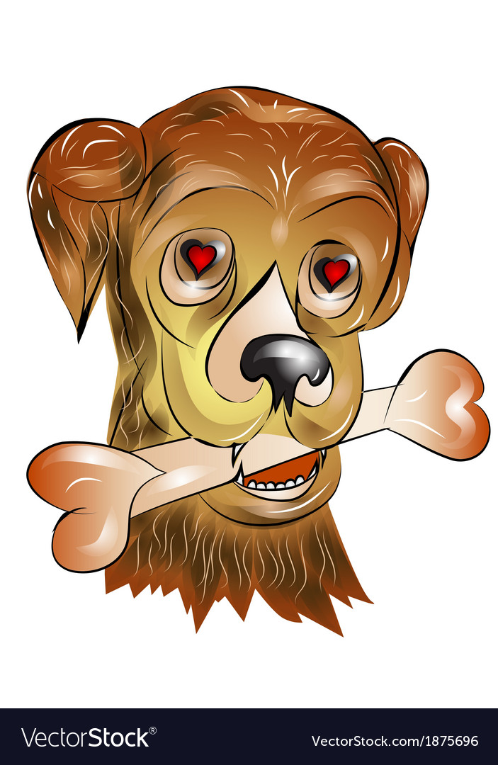 Enamored dog