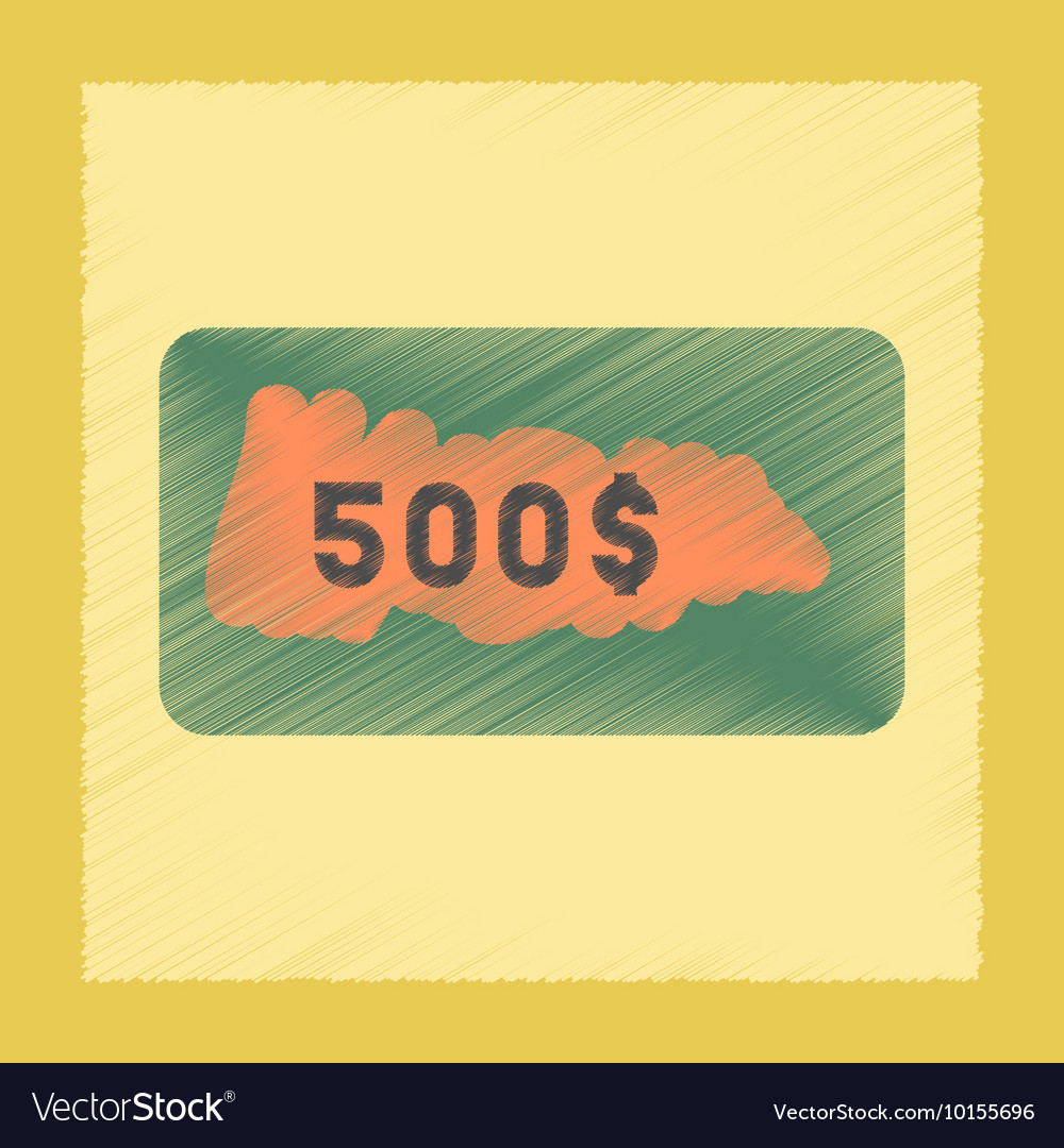 Flat shading style icon scratch card