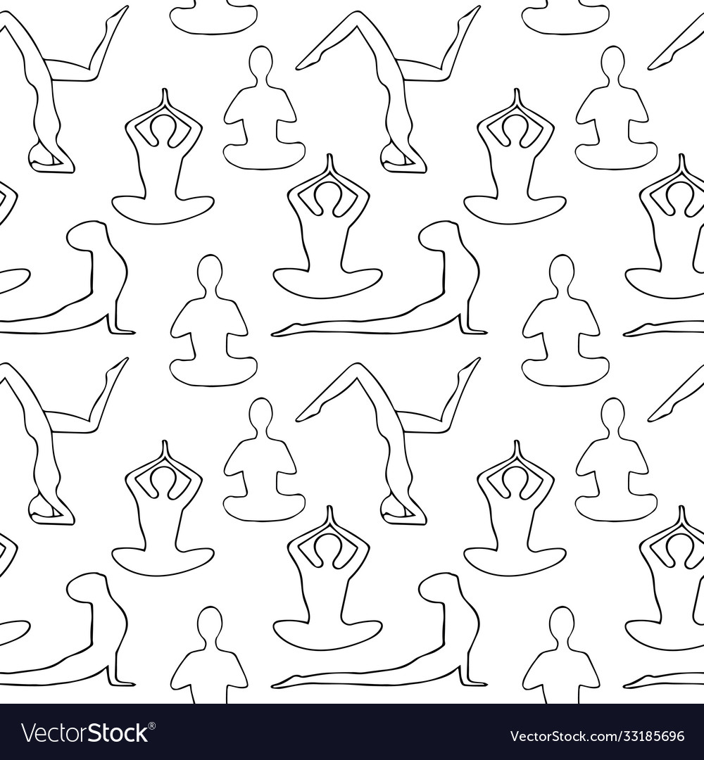 Man practices yoga in lotus position cobra