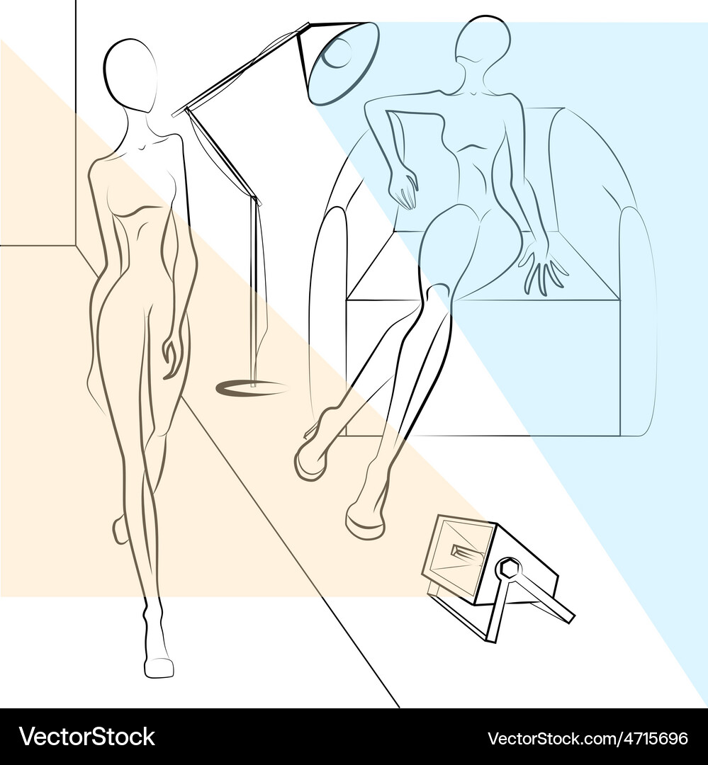 Models Royalty Free Vector Image - VectorStock