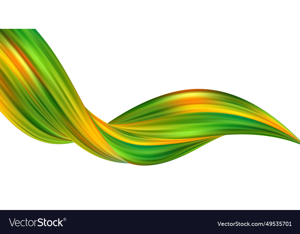 3d wave liquid shape color background vector image 3d wave liquid shape color background