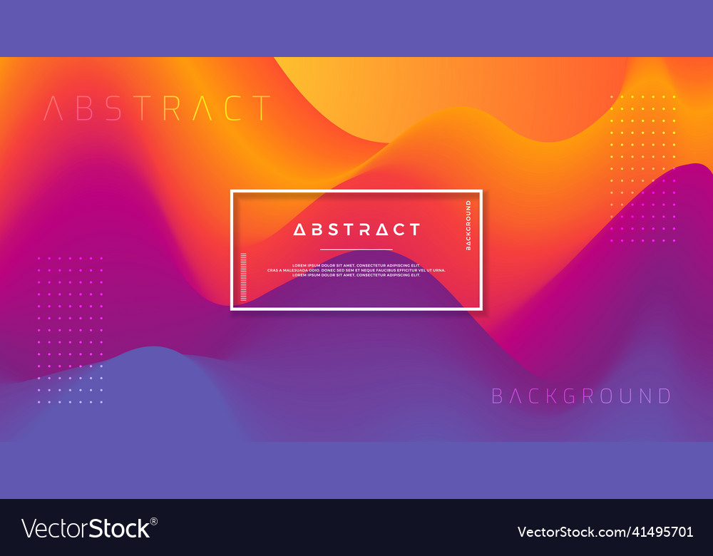 Abstract wavy background with gradient color Vector Image Abstract wavy background with gradient color