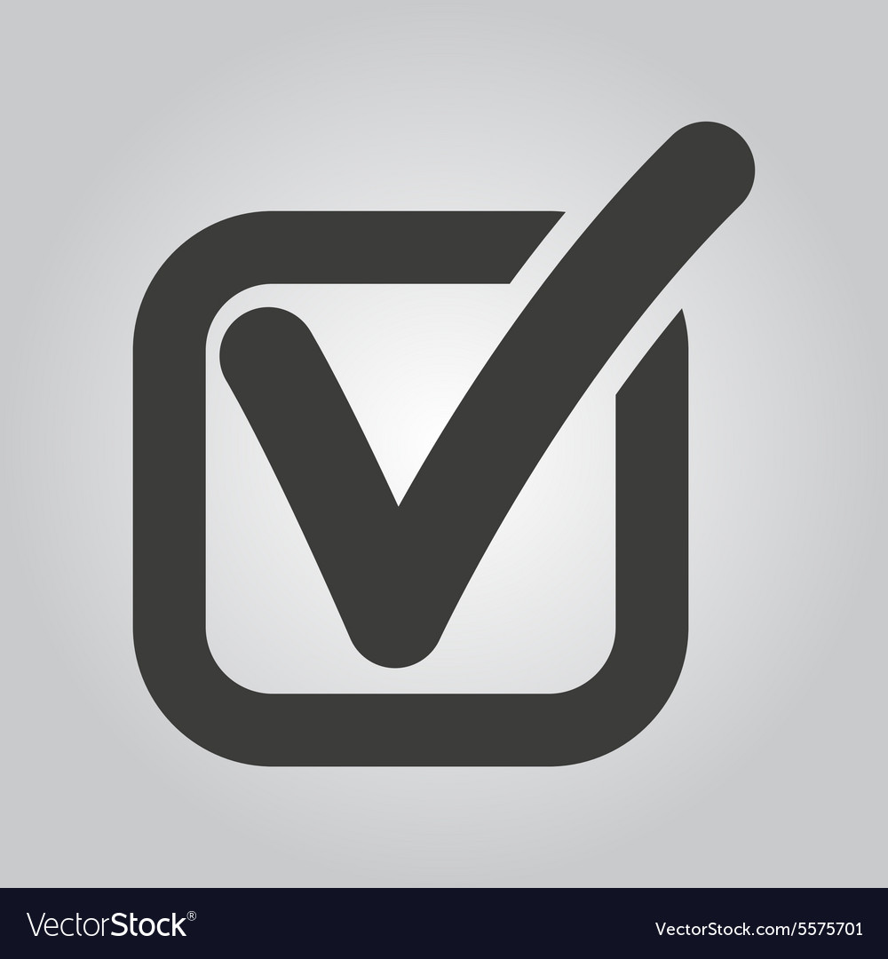 Check icon checkmark and checkbox yes