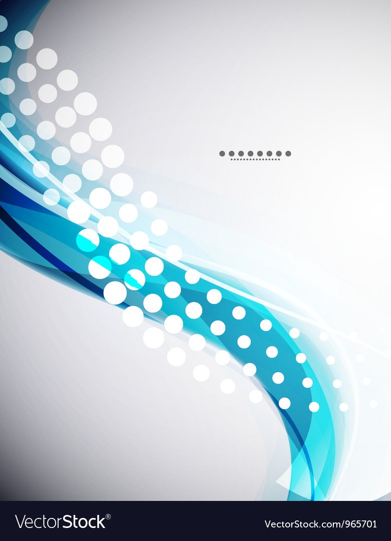 Dynamic Blue Wave Background