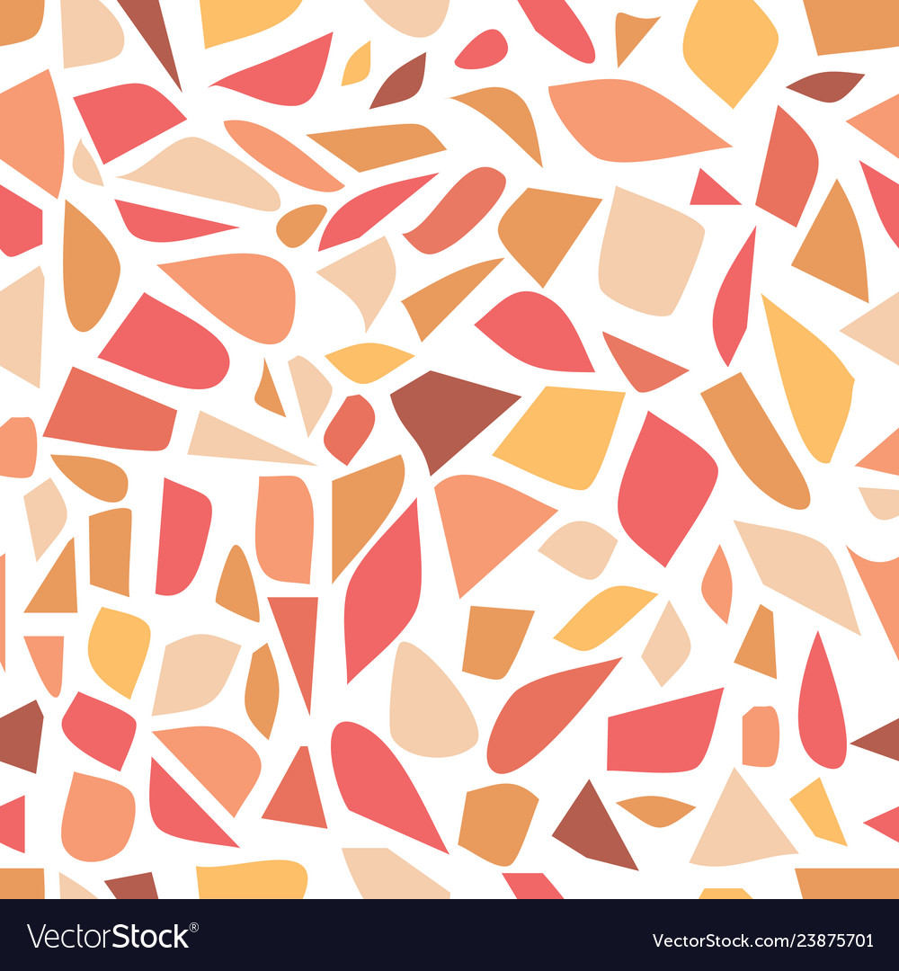 Multicolored seamless terrazzo pattern background vector image Multicolored seamless terrazzo pattern background