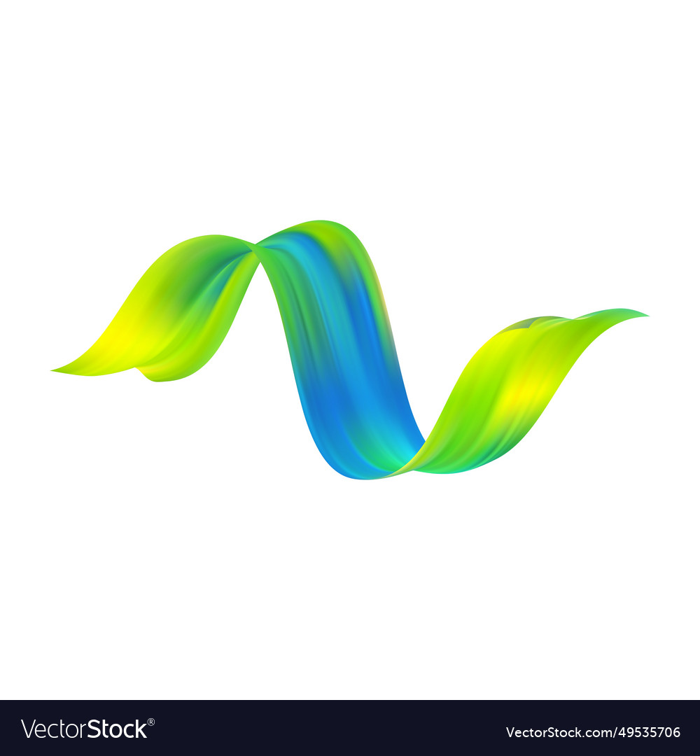 3D Brushstroke Farbverlaufsbürste vector image 3D Brushstroke Farbverlaufsbürste