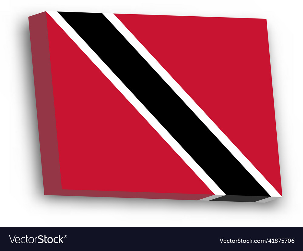 3d Flag Of Trinidad And Tobago Royalty Free Vector Image 9584