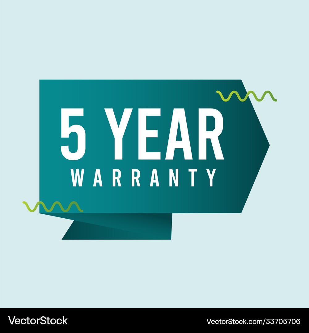 Top 129+ 5 year warranty logo png camera.edu.vn