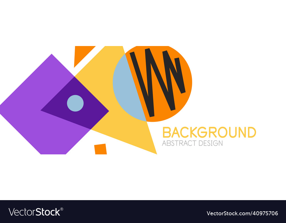 Abstract background blocks lines triangles Vector Image Abstract background blocks lines triangles