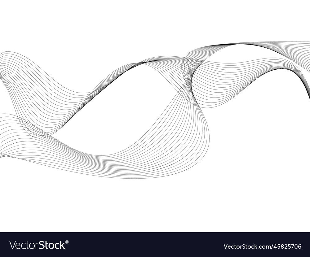 Abstract wave element for design digital Vector Image Abstract wave element for design digital