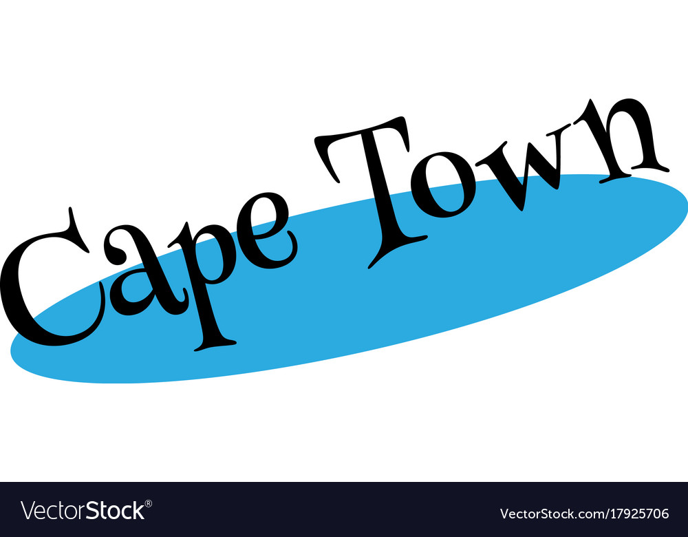 Cape town rubber stamp