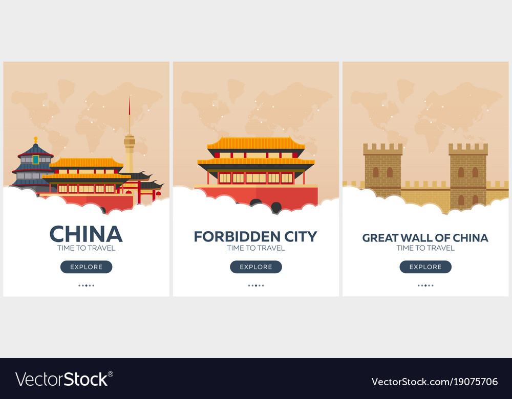 China Beijing Time To Travel Set Royalty Free Vector Image china-beijing-time-to-travel-set-royalty-free-vector-image