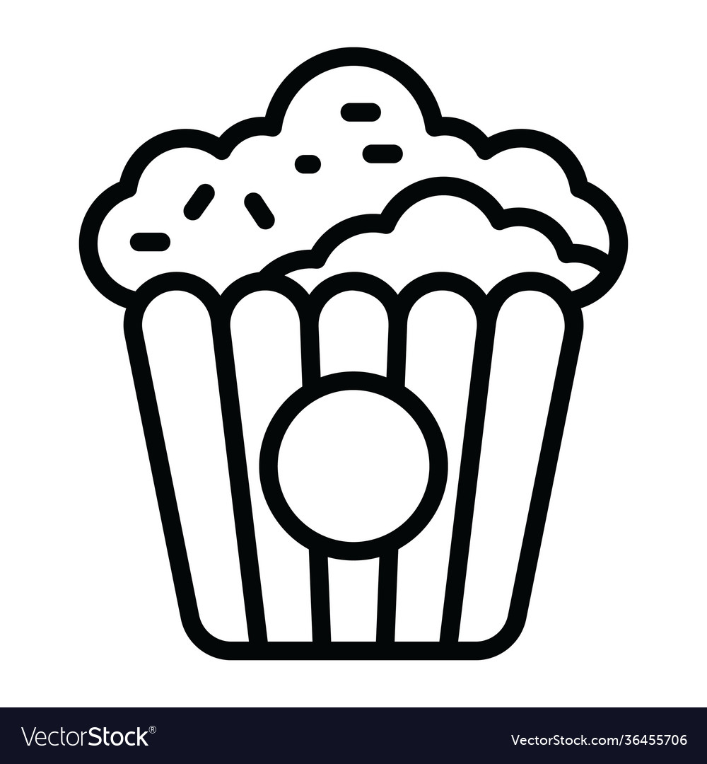 Popcorn Royalty Free Vector Image - VectorStock