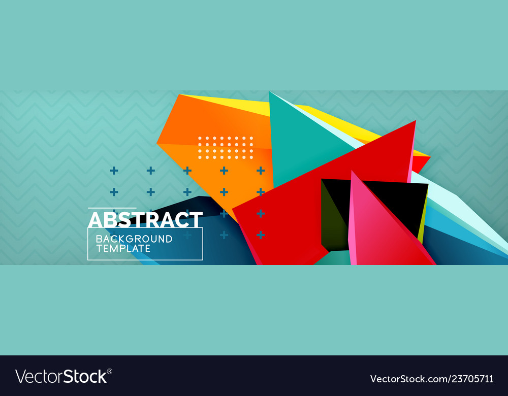 Abstract background colorful minimal Vector Image Abstract background colorful minimal