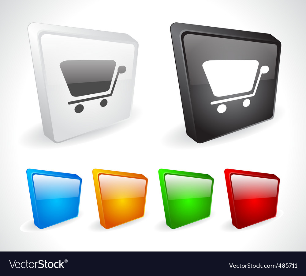 Color 3d buttons for web