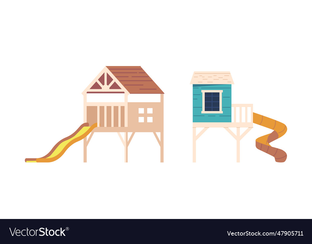 Colorful and interactive playground shells provide vector image Colorful and interactive playground shells provide