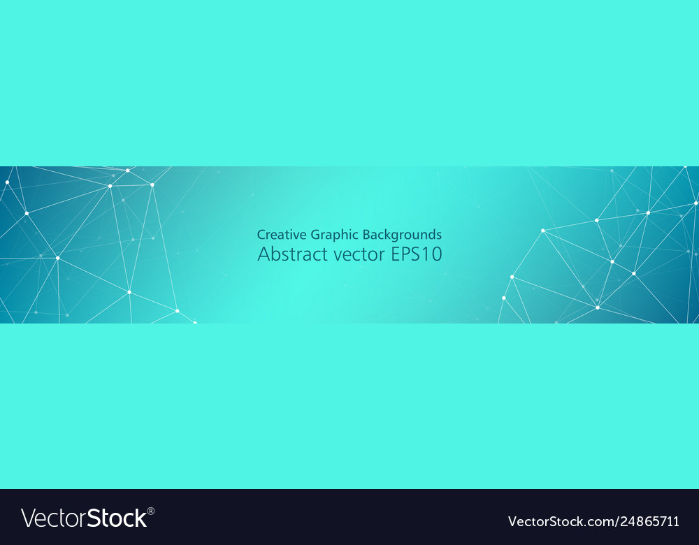 Digital wireframe computer science web header Vector Image Digital wireframe computer science web header