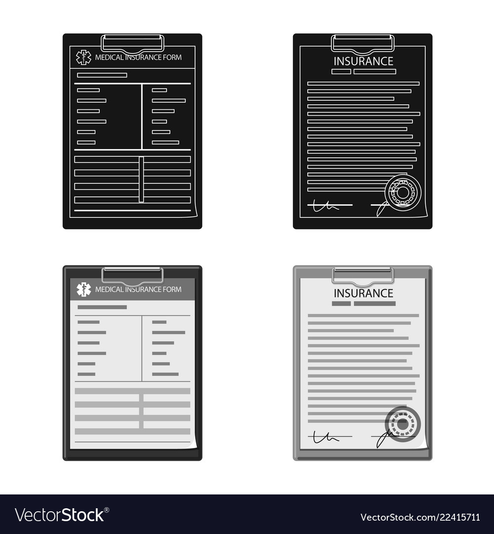 Isolated object of form and document sign