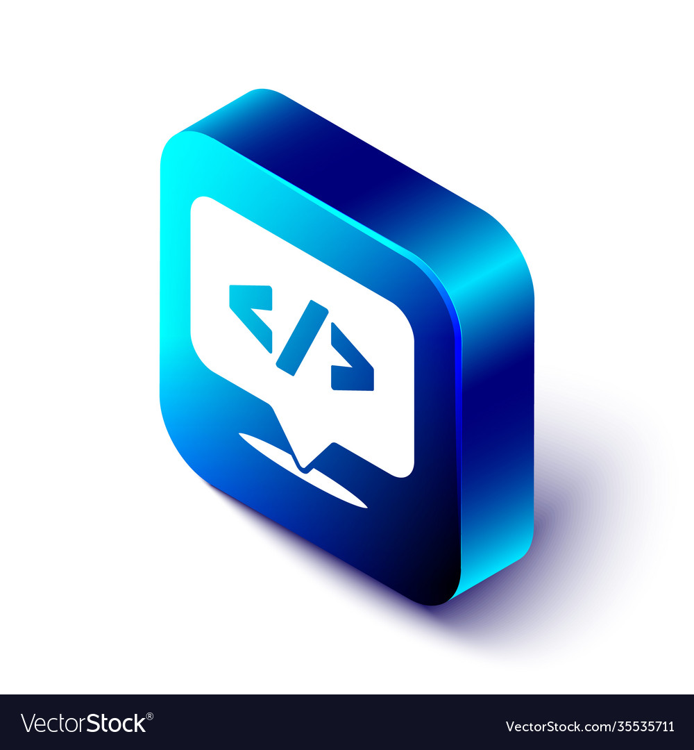 Isometric web design and front end development vector image Isometric web design and front end development