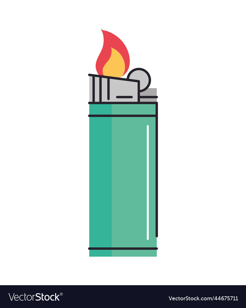 Lighter icon isolated Royalty Free Vector Image