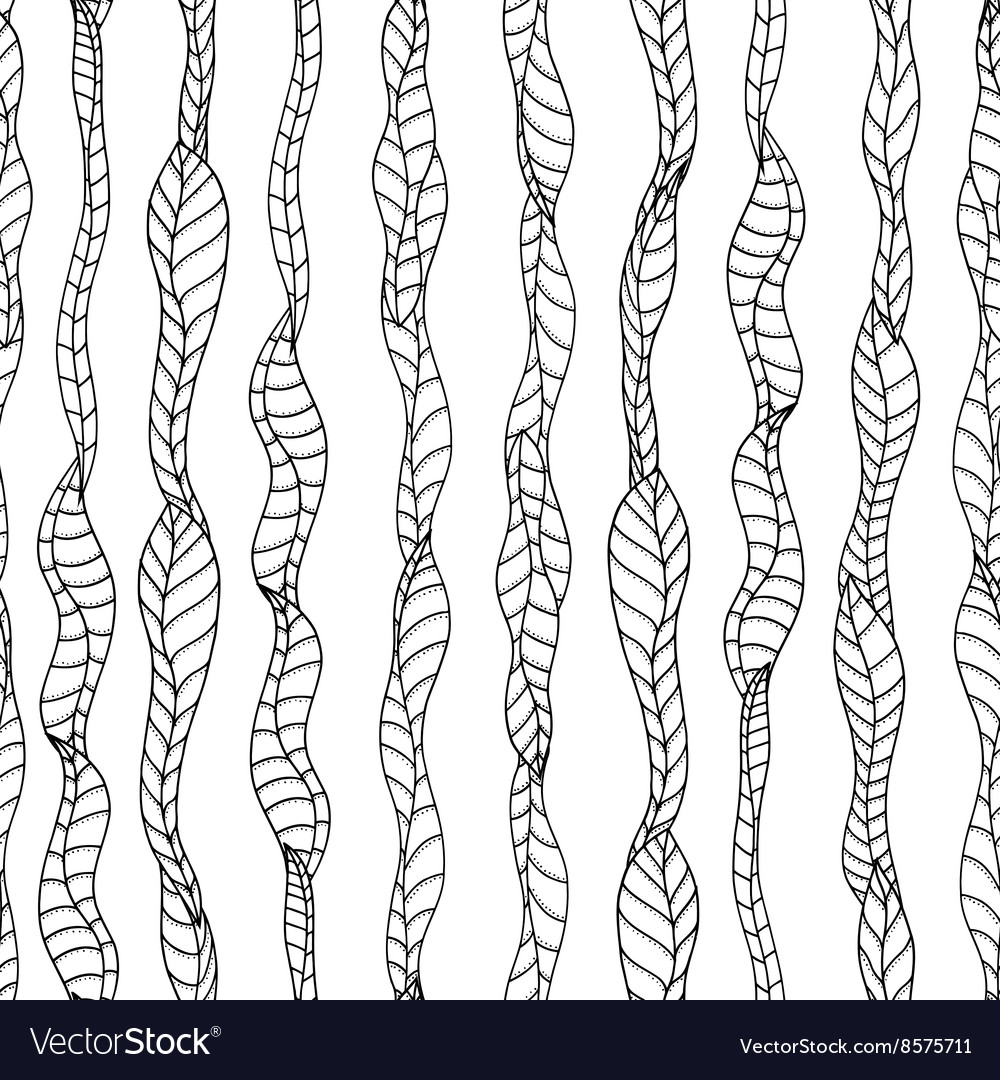 Seamless pattern with branche