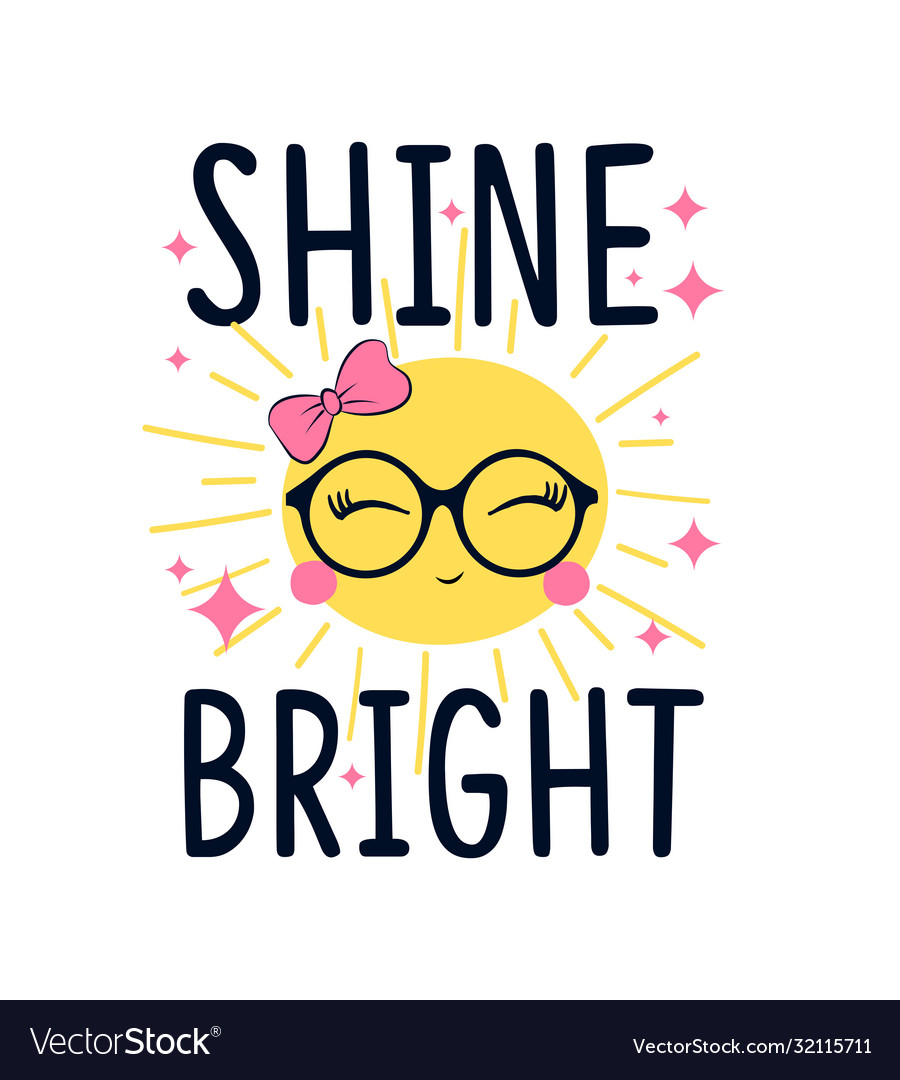 Sun and summer icons print design with slogan vector image Sun and summer icons print design with slogan