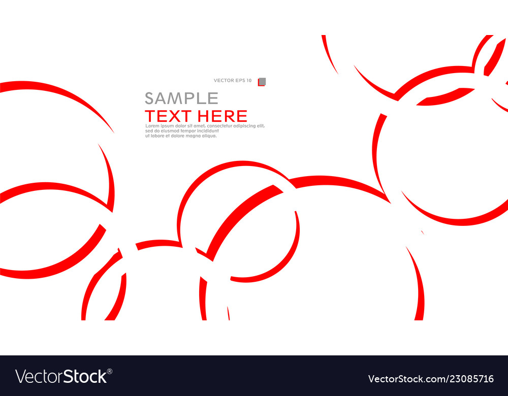 Abstract background with circles