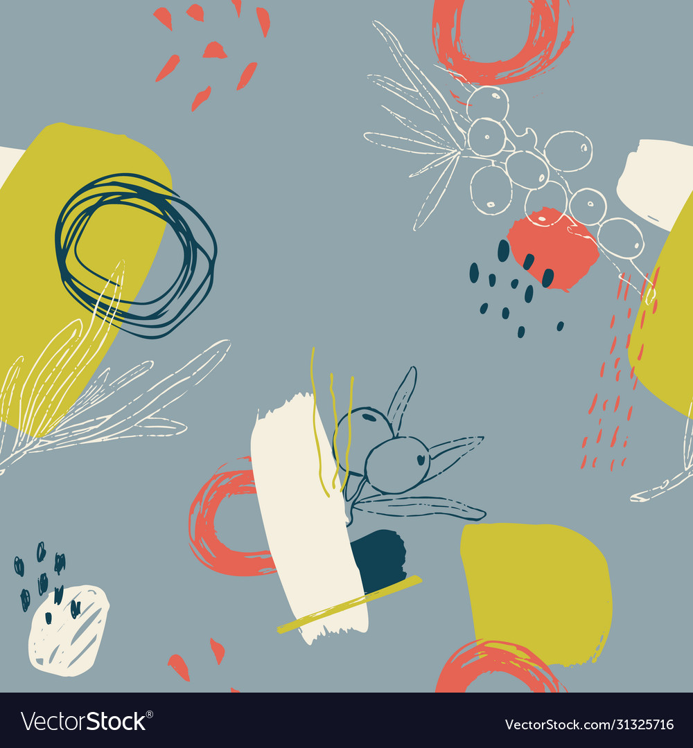 Abstract seamless pattern vector image Abstract seamless pattern